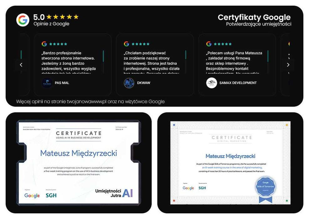 Strona internetowa | Tworzenie stron www | Strony internetowe