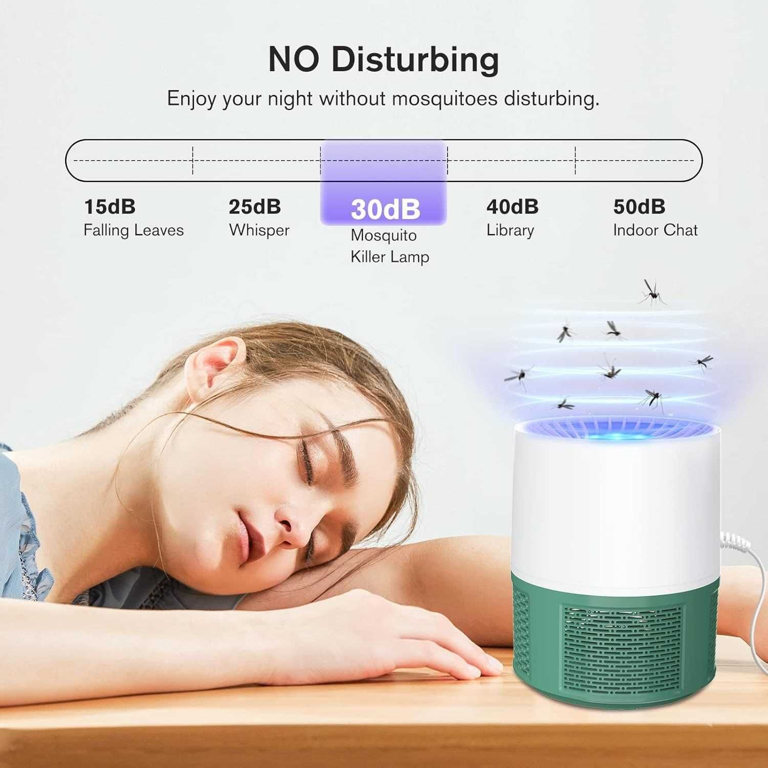 Nowa pułapka na komary / elektryczna lampka UV na owady / łapka !3995!