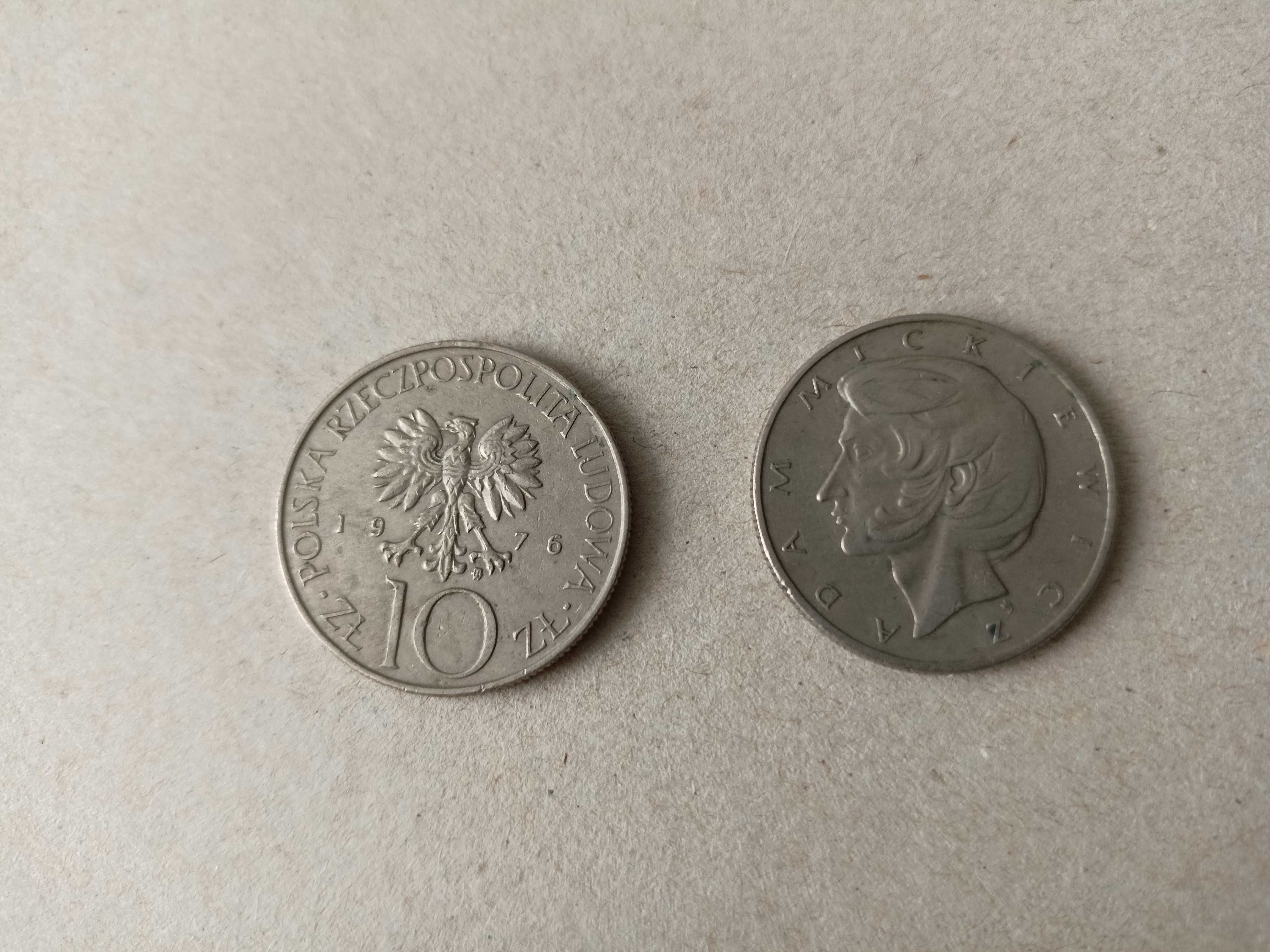 Moneta PRL 10zł Adam Mickiewicz 1976
