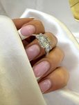 Pierścionek z diamentami naturalnymi 0.70 Ct