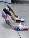 Wolski buty na obcacie w kwiaty 38