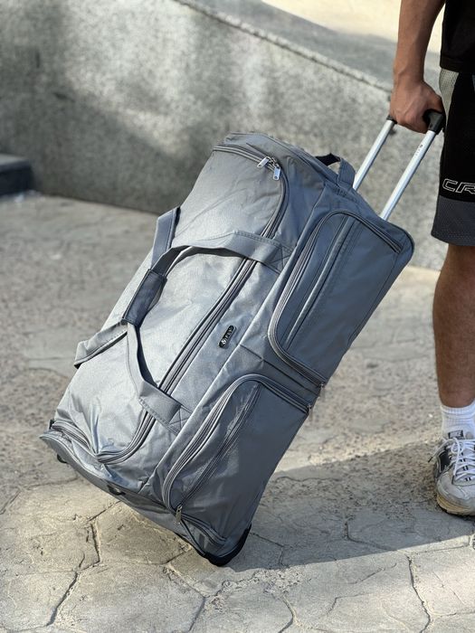 Гигант!140 Л .сумка на колесах!FLY чемодан валіза ,сумка с ручкой
