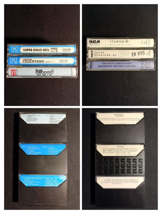 Аудиокассеты 1980-х. RCA Records. Сингапур