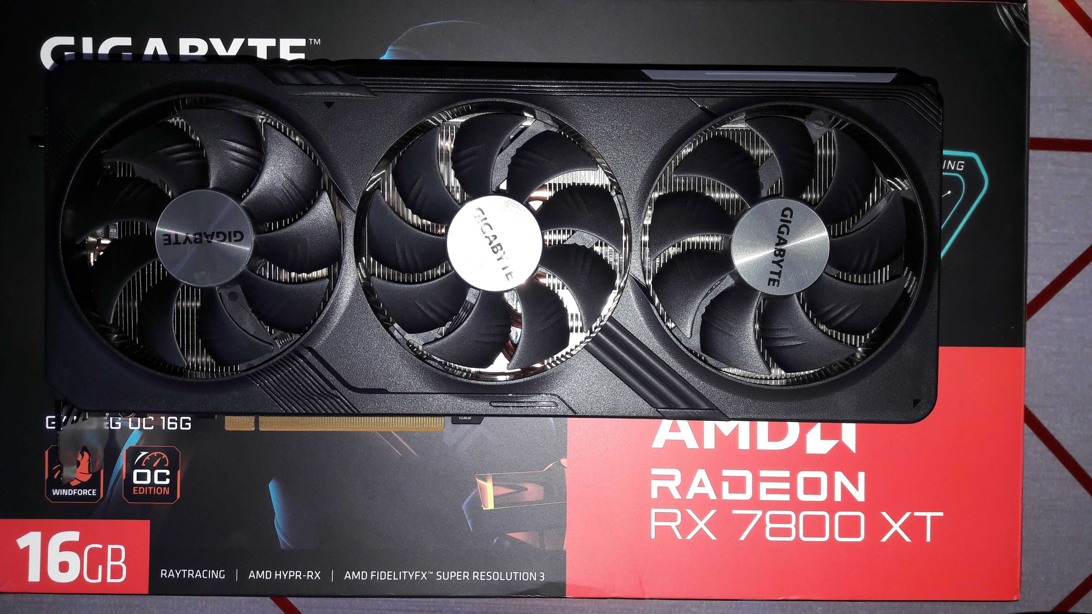 Продам відеокарту RX 7800 XT Gigabyte Gaming OC 16GB