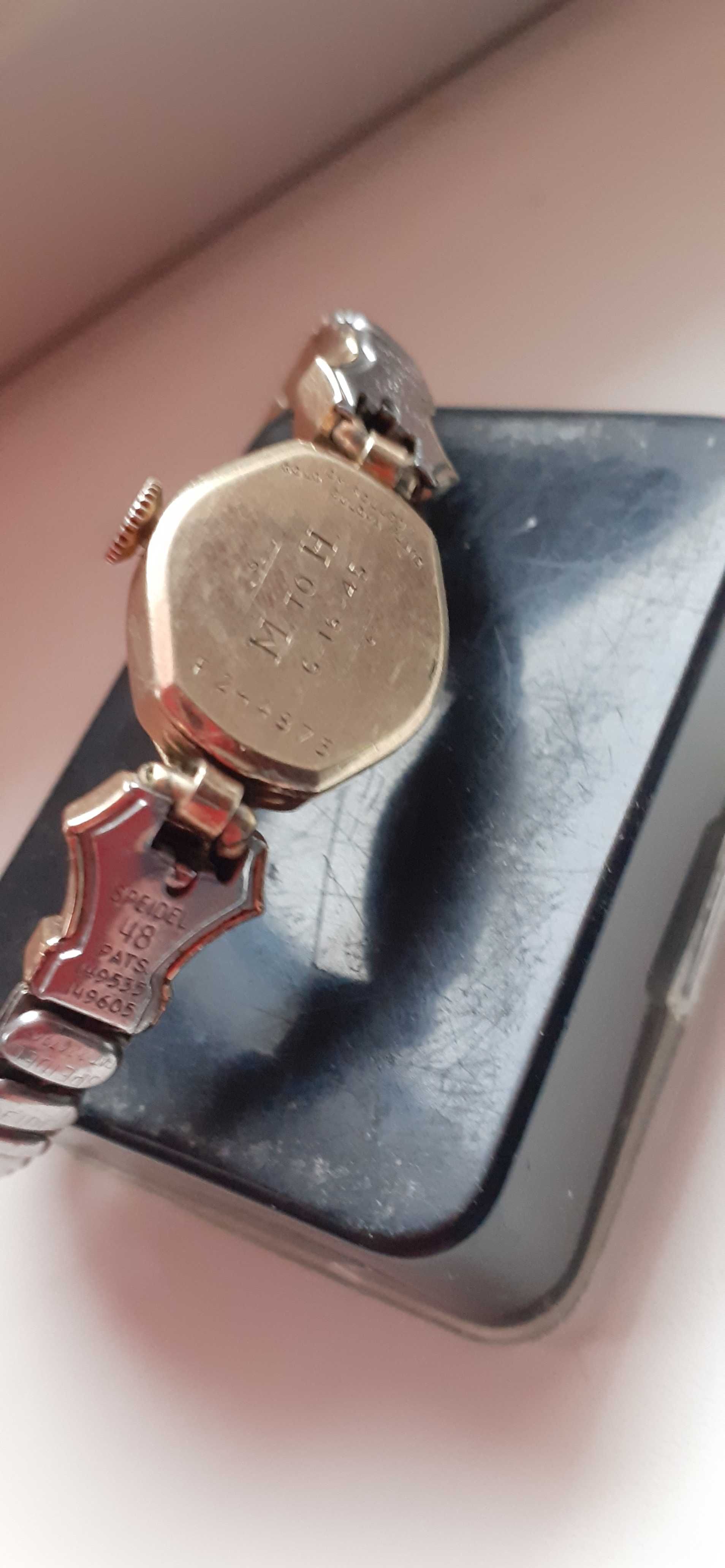 Zegarek BULOVA WATCH Co 17 jewels złoto-pozłacany Vintage.