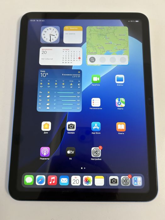 iPad 10.9, 10 Gen, 256GB, Blue, 2023г.