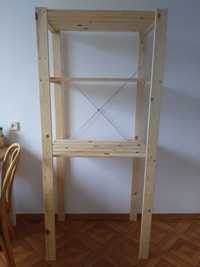 Regał drewniany Ikea kompletny