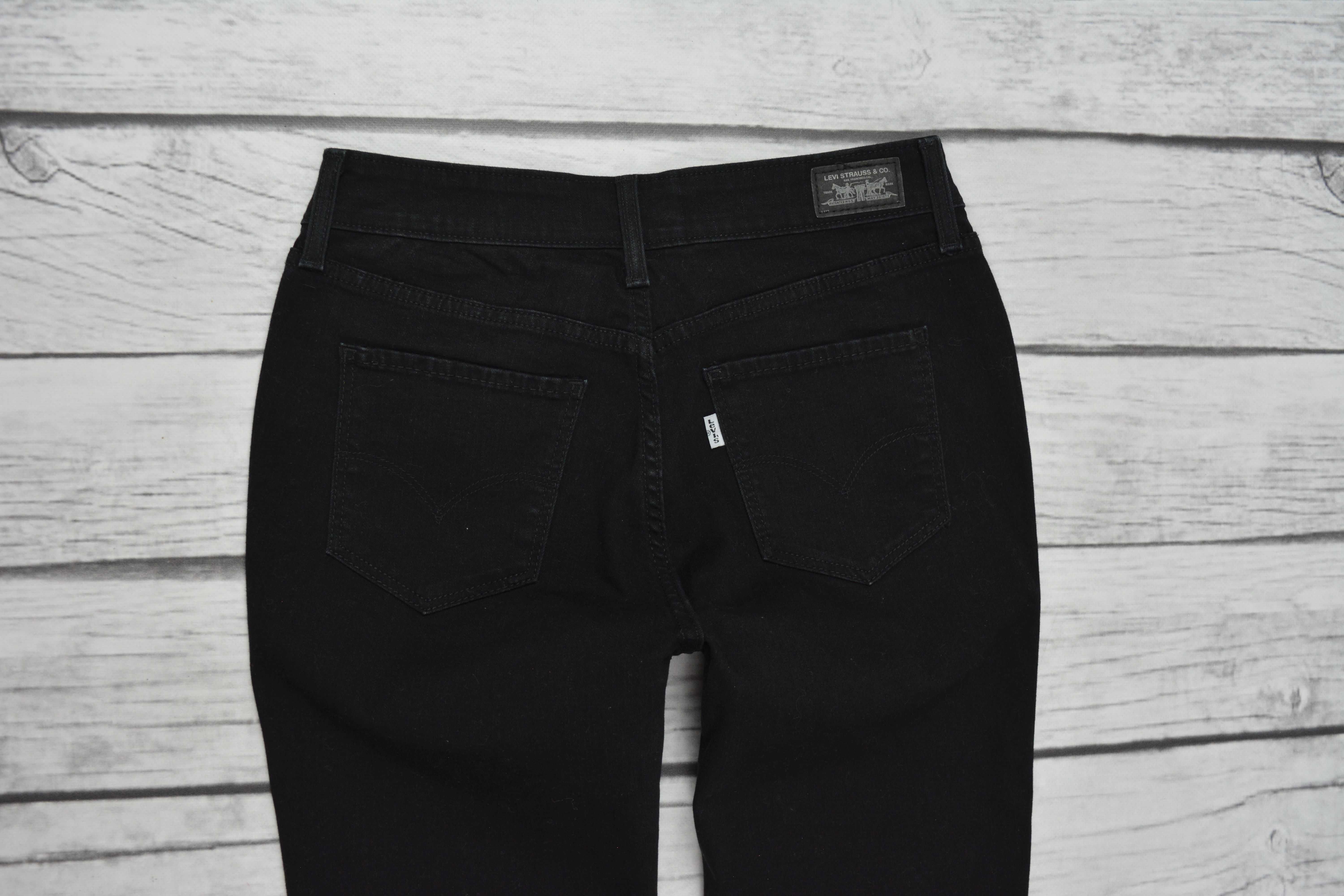 Levis Legging Skinny High Rise Damskie Jeansy Stretch W26 L32 26/32