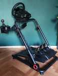 Kierownica Logitech G923 drążek Force Shifter stojak Huzaro 4.0