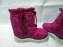 Buty zimowe WKŁADKA 15 CM dla dziecka ocieplane futerkiem