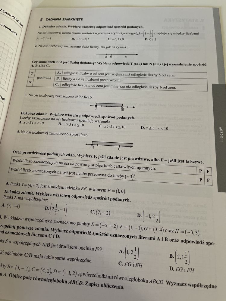 Tak, zdam Egzamin ósmoklasisty Matematyka testy i arkusze operon