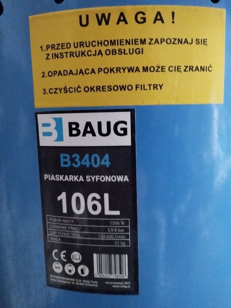 Sprzedam piaskarkę bez pyłową