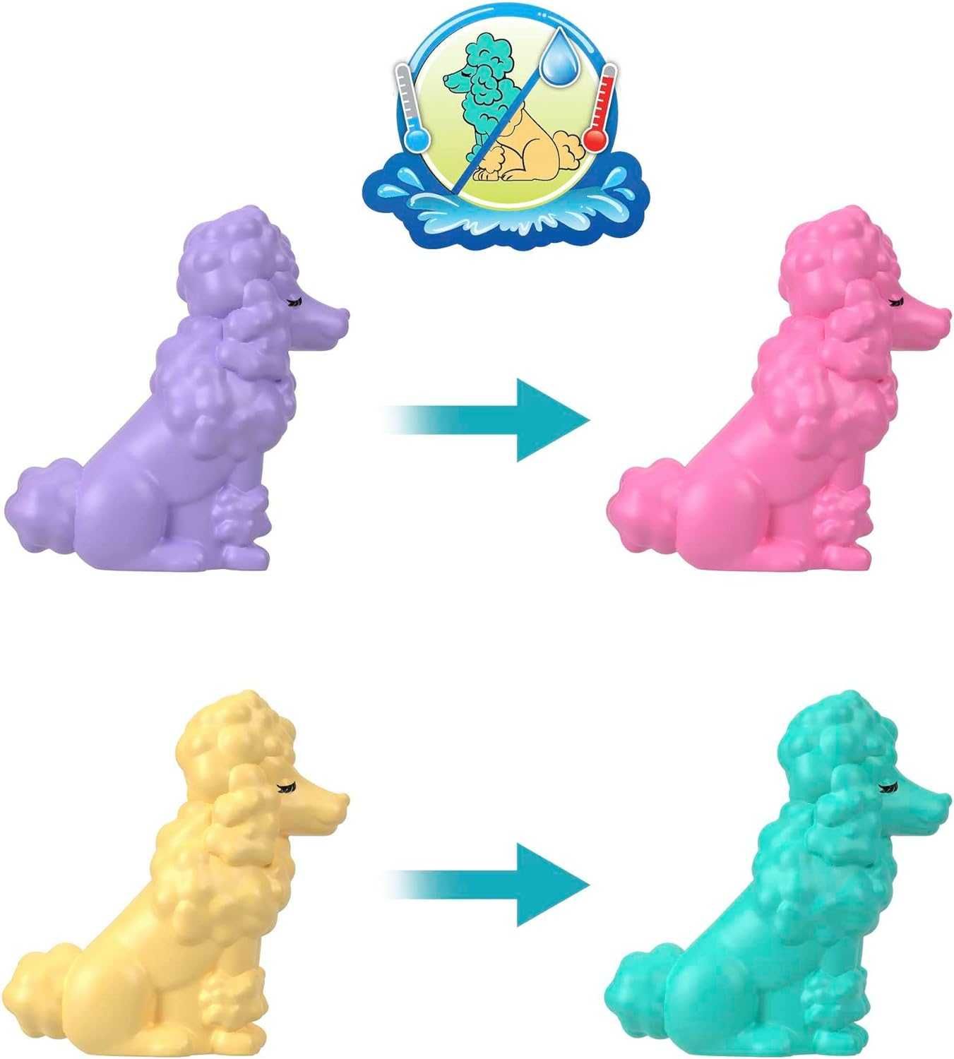 Поллі Покет Спа Салон Грумінг Пуделя Polly Pocket Groom  Glam Poodle