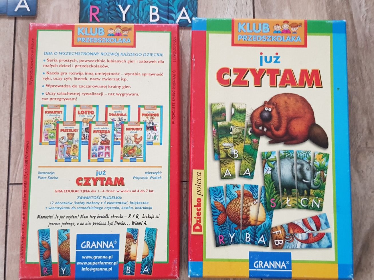 Gra edukacyjna - Już czytam