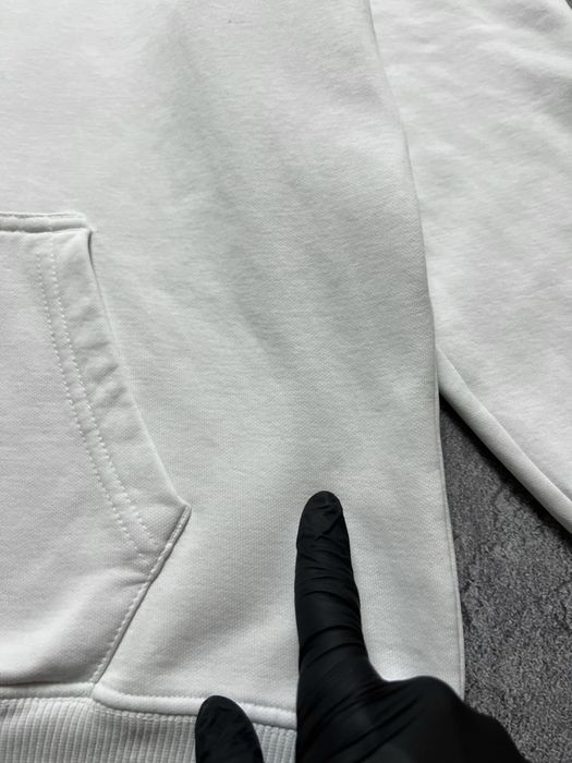 Худи Alpha Industries  белое legit размер M-L , Lacoste