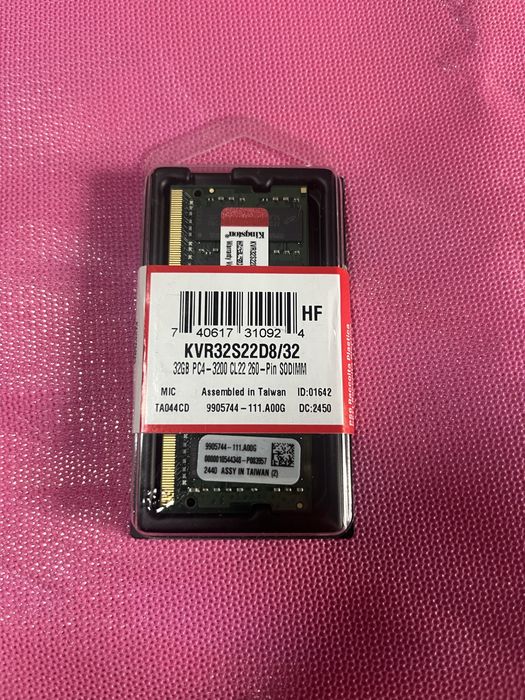 Модуль памяті Kingston DDR4 32 ГБ