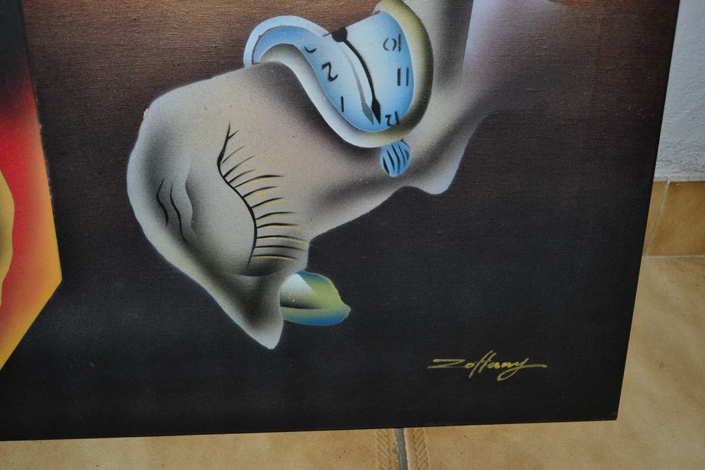 Pintura sobre tela, Surrealista , Persistencia da Memoria