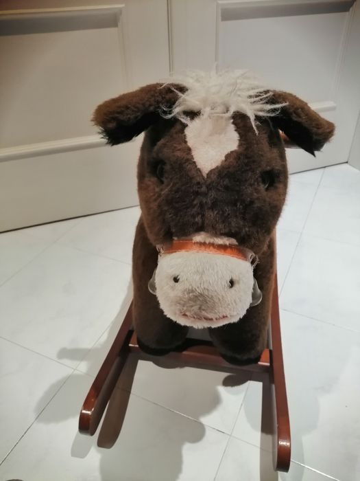 Burro de baloiço vintage marca saica