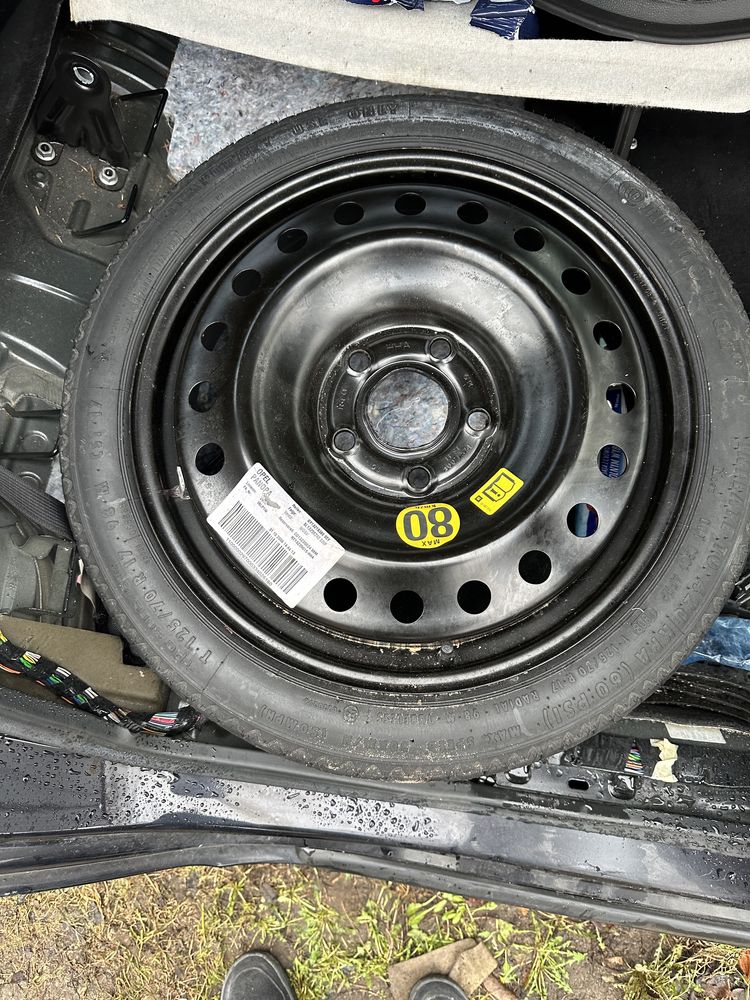 Opel insignia A koło zapasowe dojazdowe lewarek 5x120 wkład