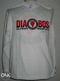 Long sleeve Benfica Diabos Vermelhos criança tamanho 9 nova