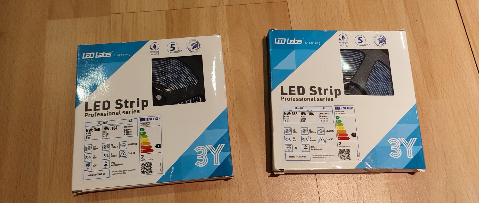 Profesjonalna taśma LED Strip 300 - 5050 RGB + PW 24V. 5 metrów. Tanio