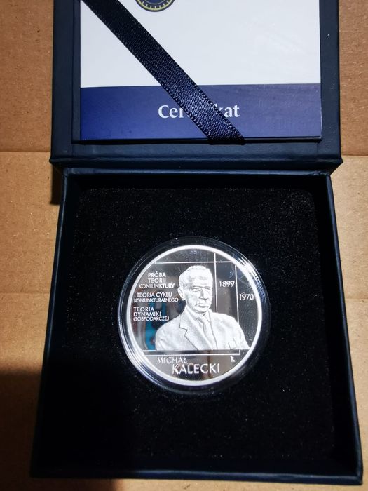 Moneta 10 zł Michał Kalecki