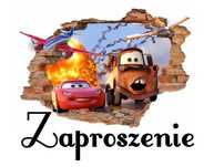 Zaproszenia urodzinowe dla chłopca auta inne wzory Kubuś Puchatek