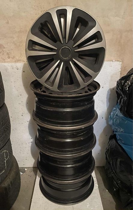 Felgi stalowe 16 peugeot 407 +kołpaki