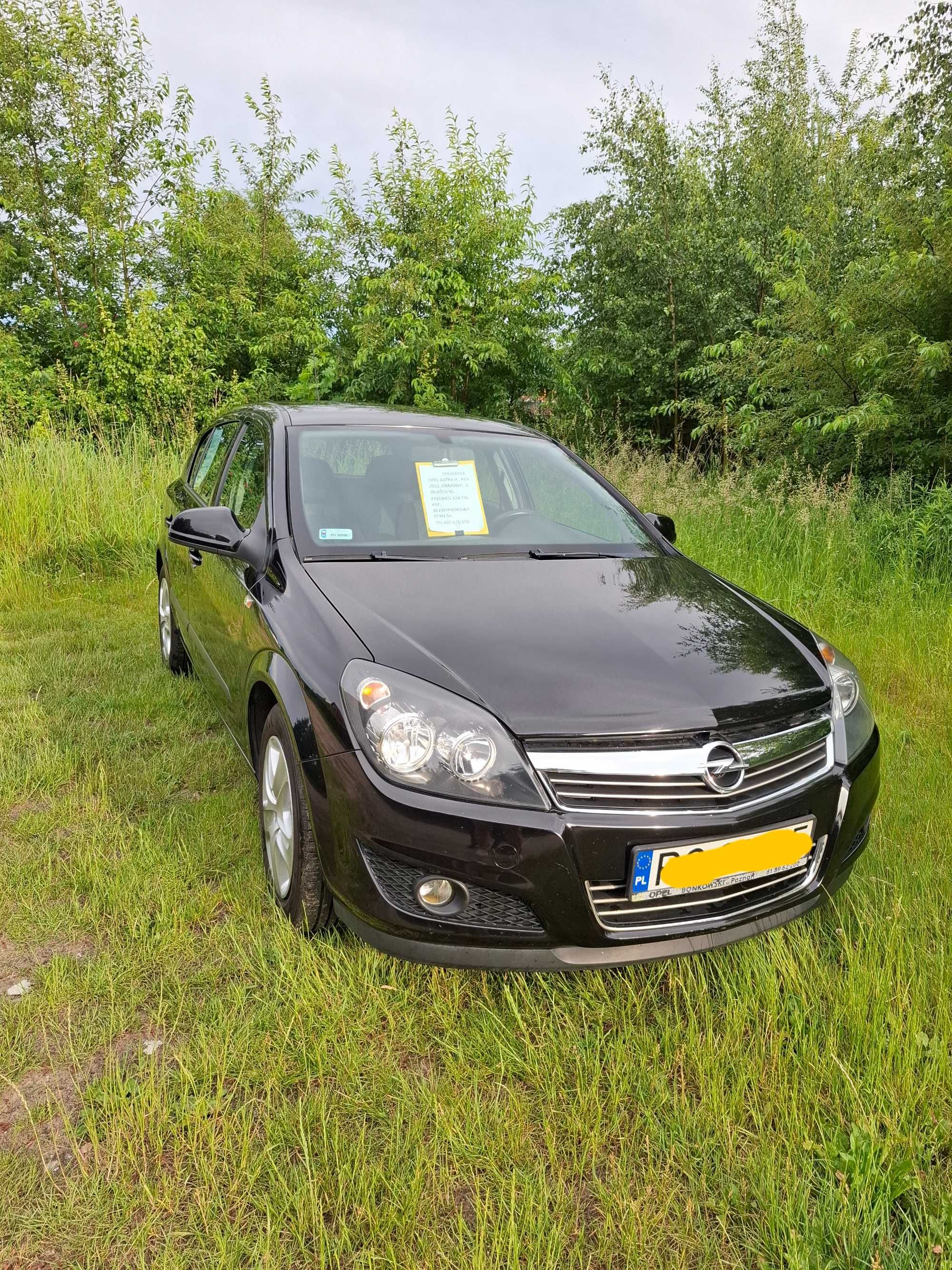 Super Stan ,Opel Astra H , 1.6 ben , 2011 r , I właś. bez wyp.