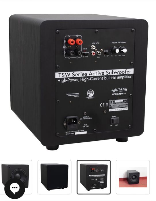 Witam sprzedam kolumny Eltax1076 i subwoofer taga harmony TSW-60