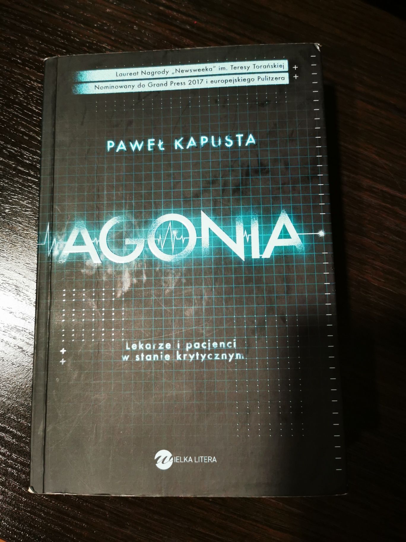 Książka Agonia Paweł Kapusta
