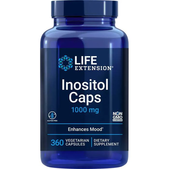 LIFE EXTENSION Inositol Caps 1000mg Metabolizm glukozy insuliny 360kap