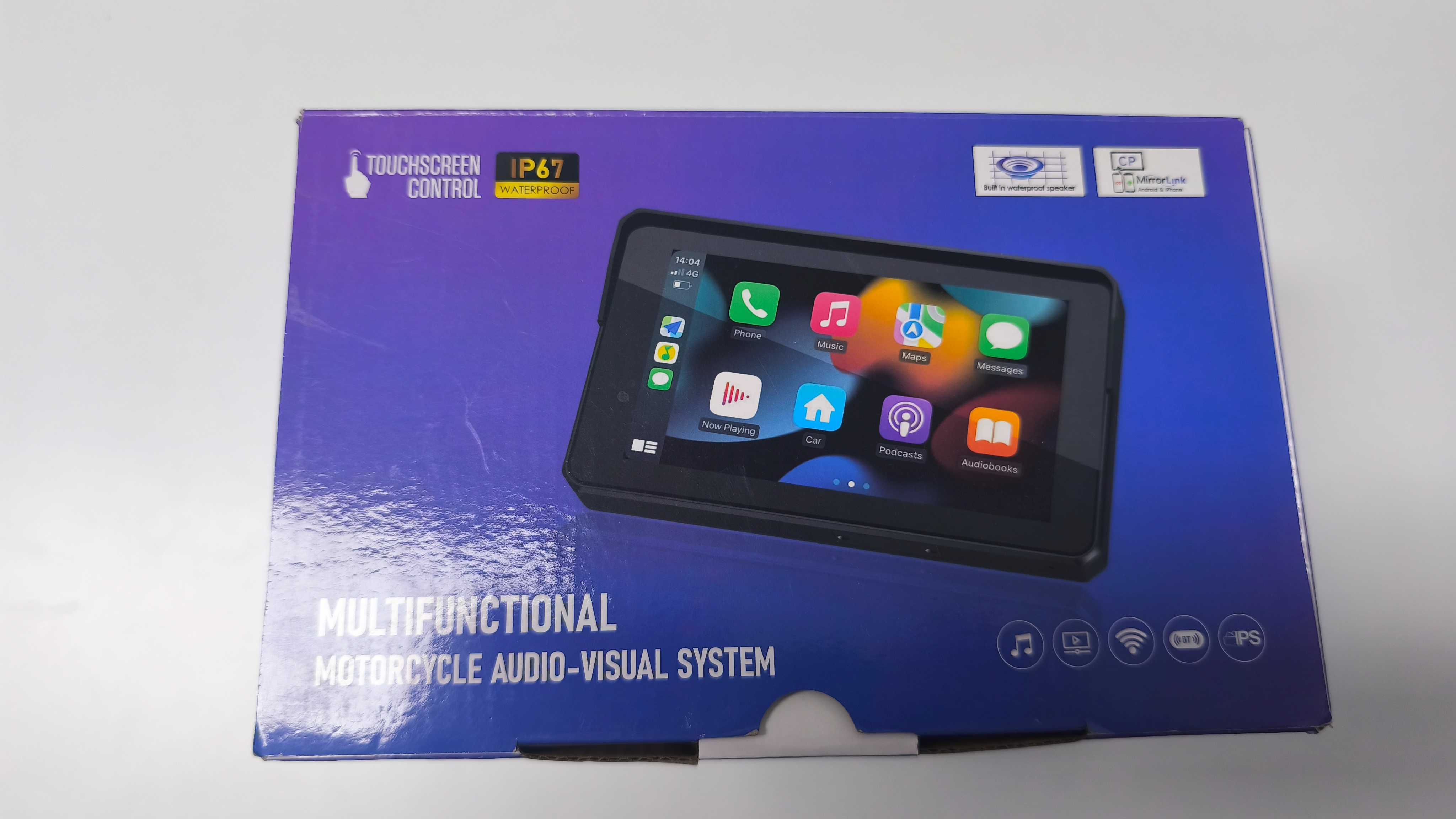 Ecrã CarPlay Android Auto para Mota | GPS  - Metade do Preço