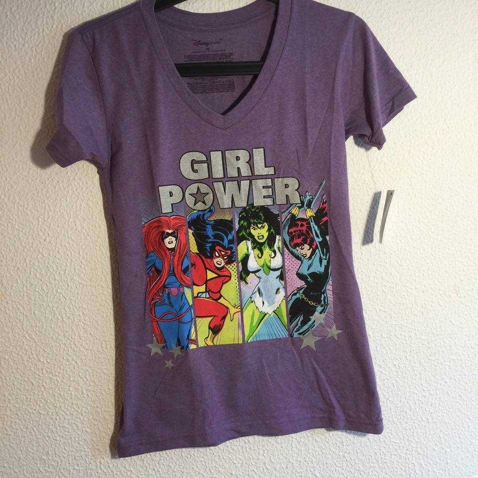 Tshirt Disney Store Girl Power Tam XS