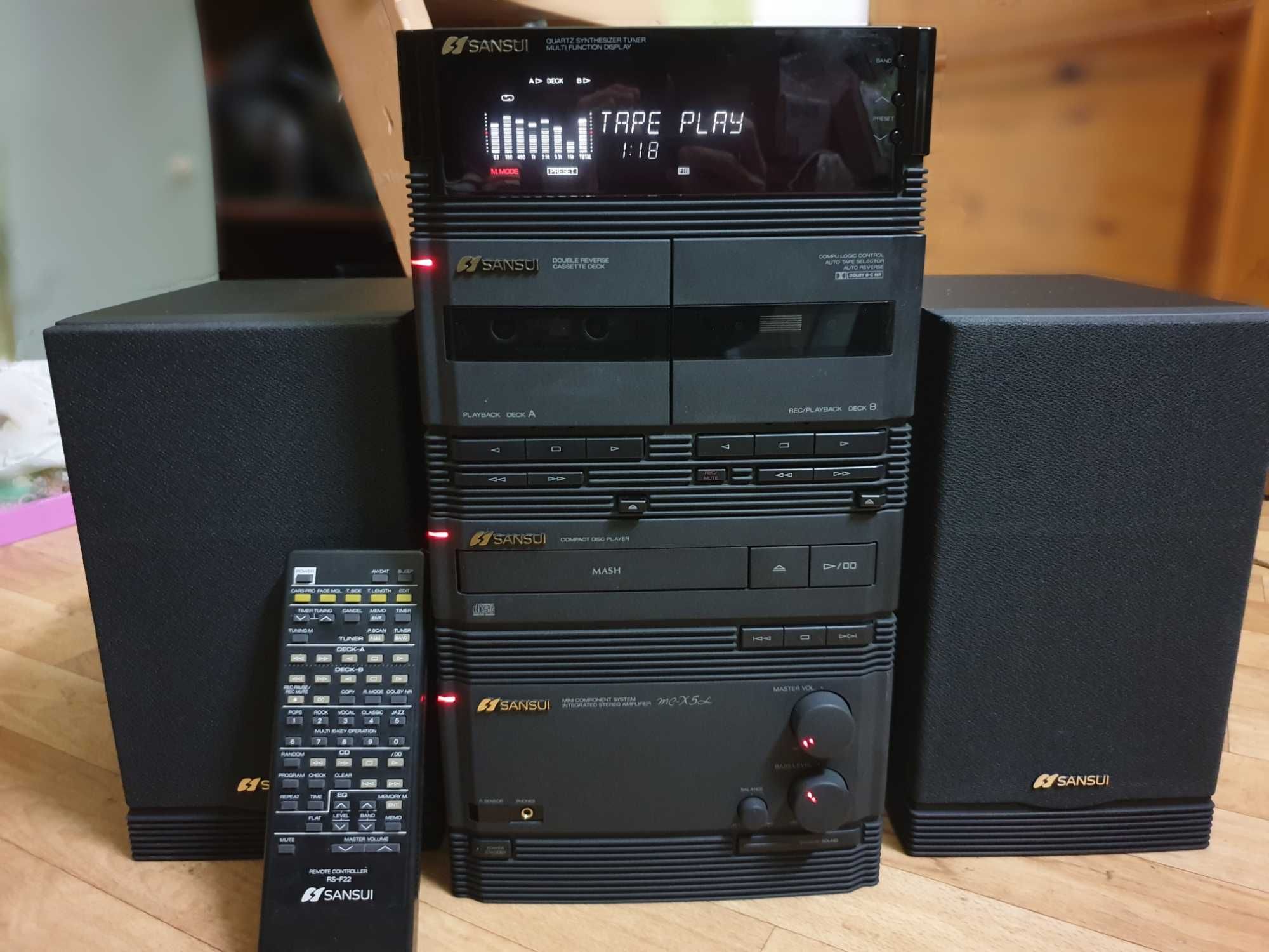 Почти новый SANSUI MC-X5L Музыкальный центр блочный Япония
