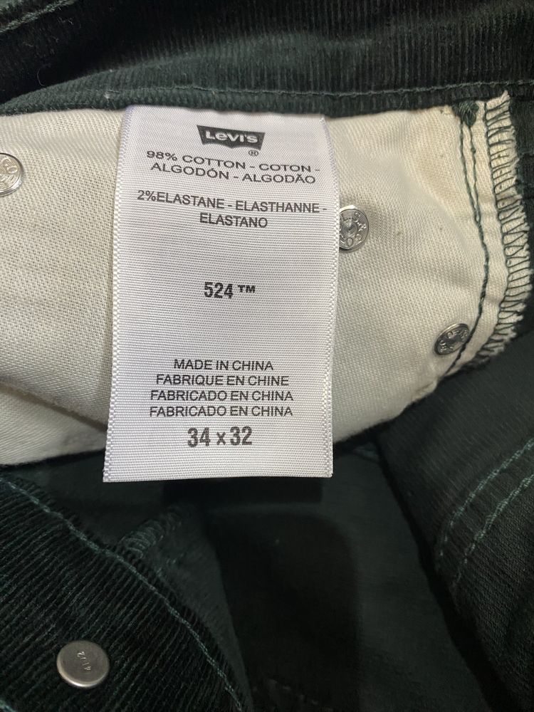 штани   вельветові levis
