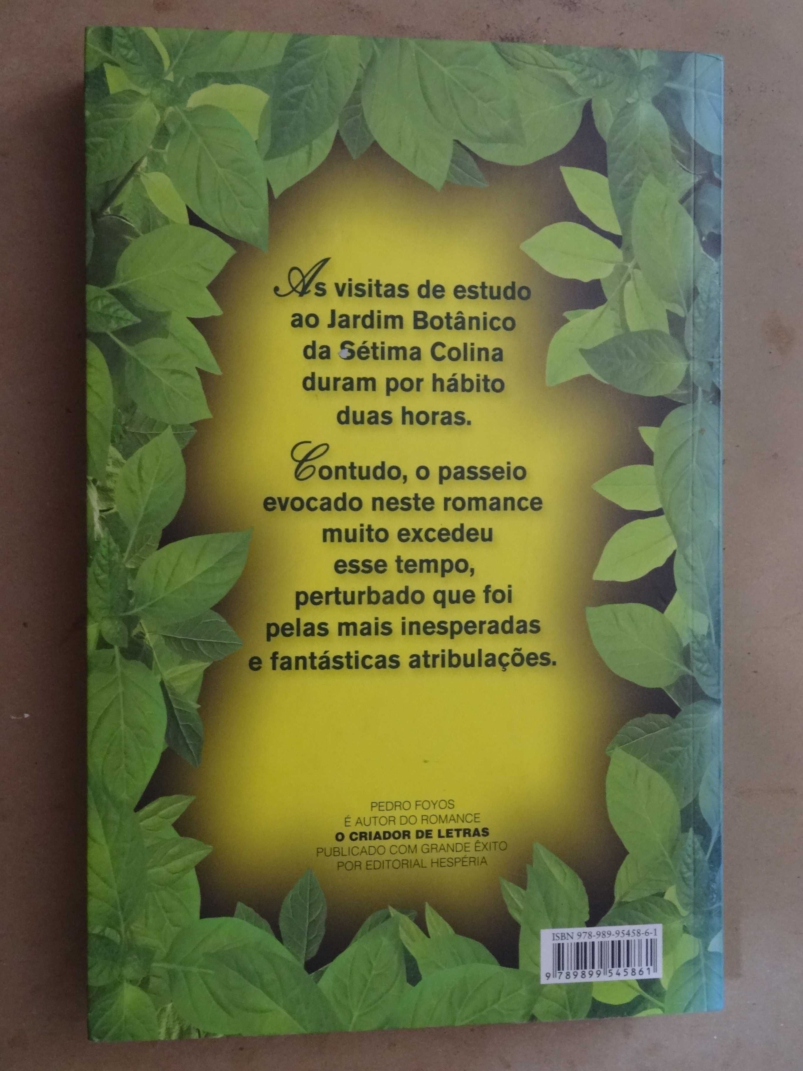 Botânica das Lágrimas de Pedro Foyos - 1ª Edição