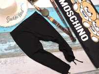 Legginsy 3/4 bawełna marszczenie M/L