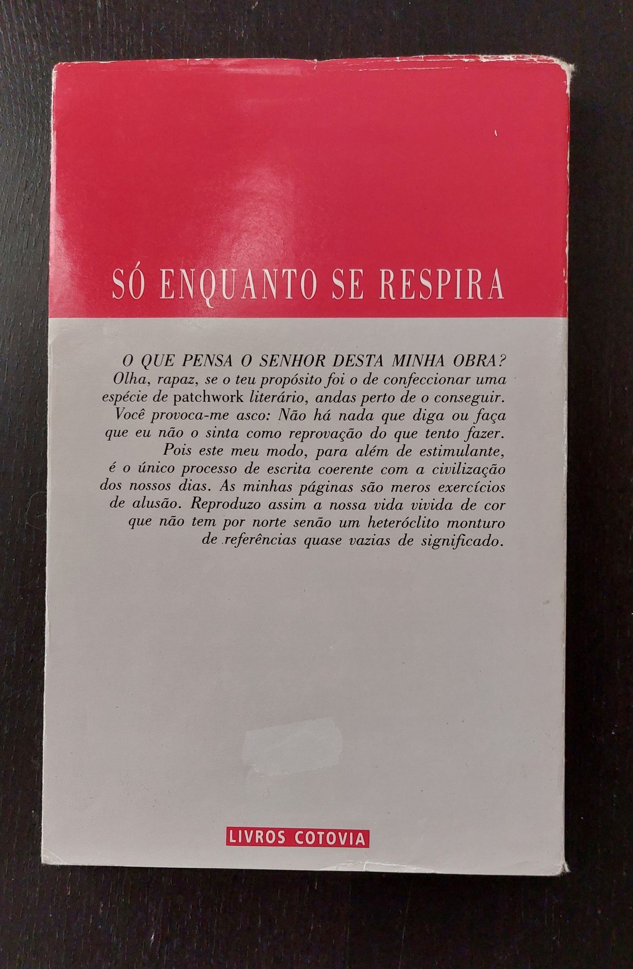 Só enquanto se respira, de José Dinis Fidalgo