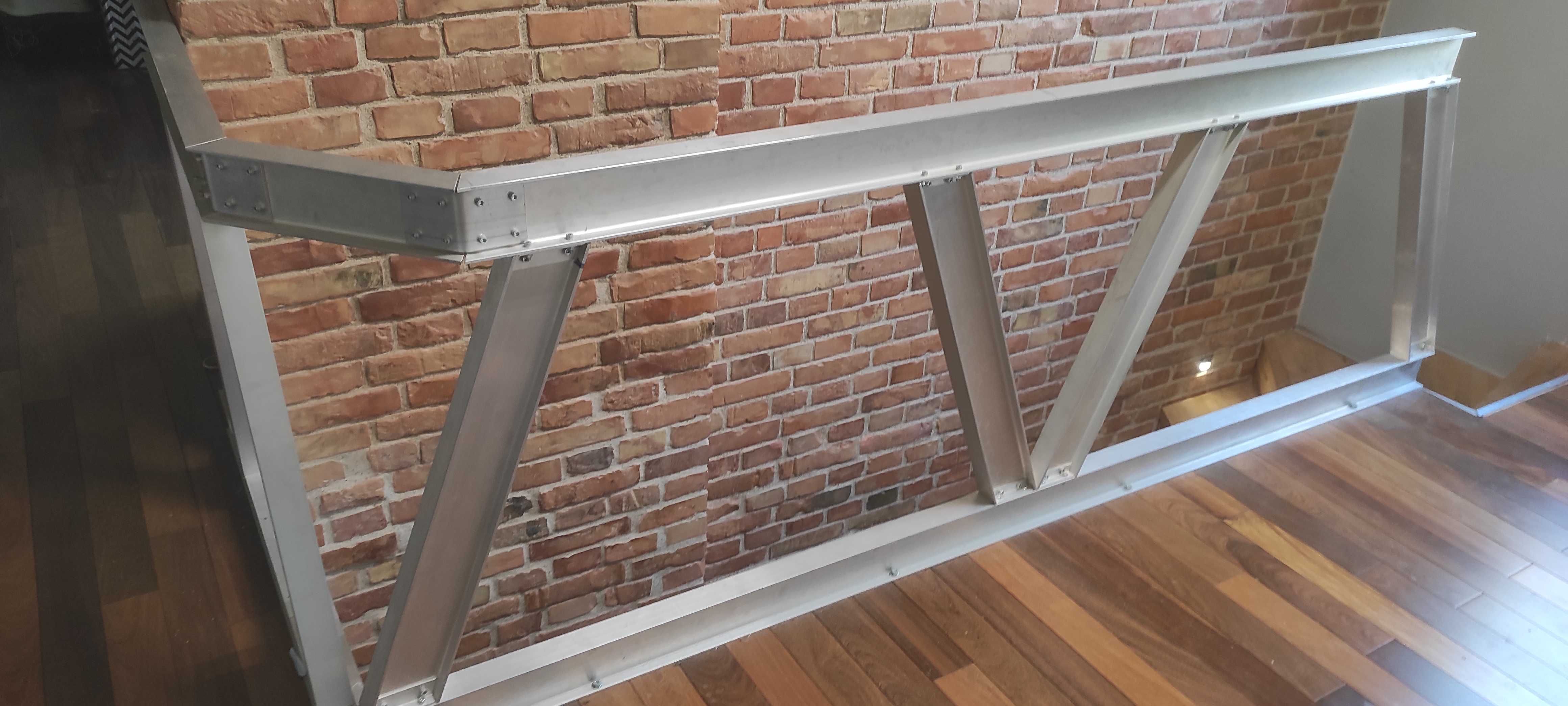 Poręcz aluminium, loft