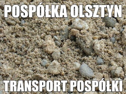 Piach Żwir piasek transport żwiru płukany kamień piach Czarnoziem gruz