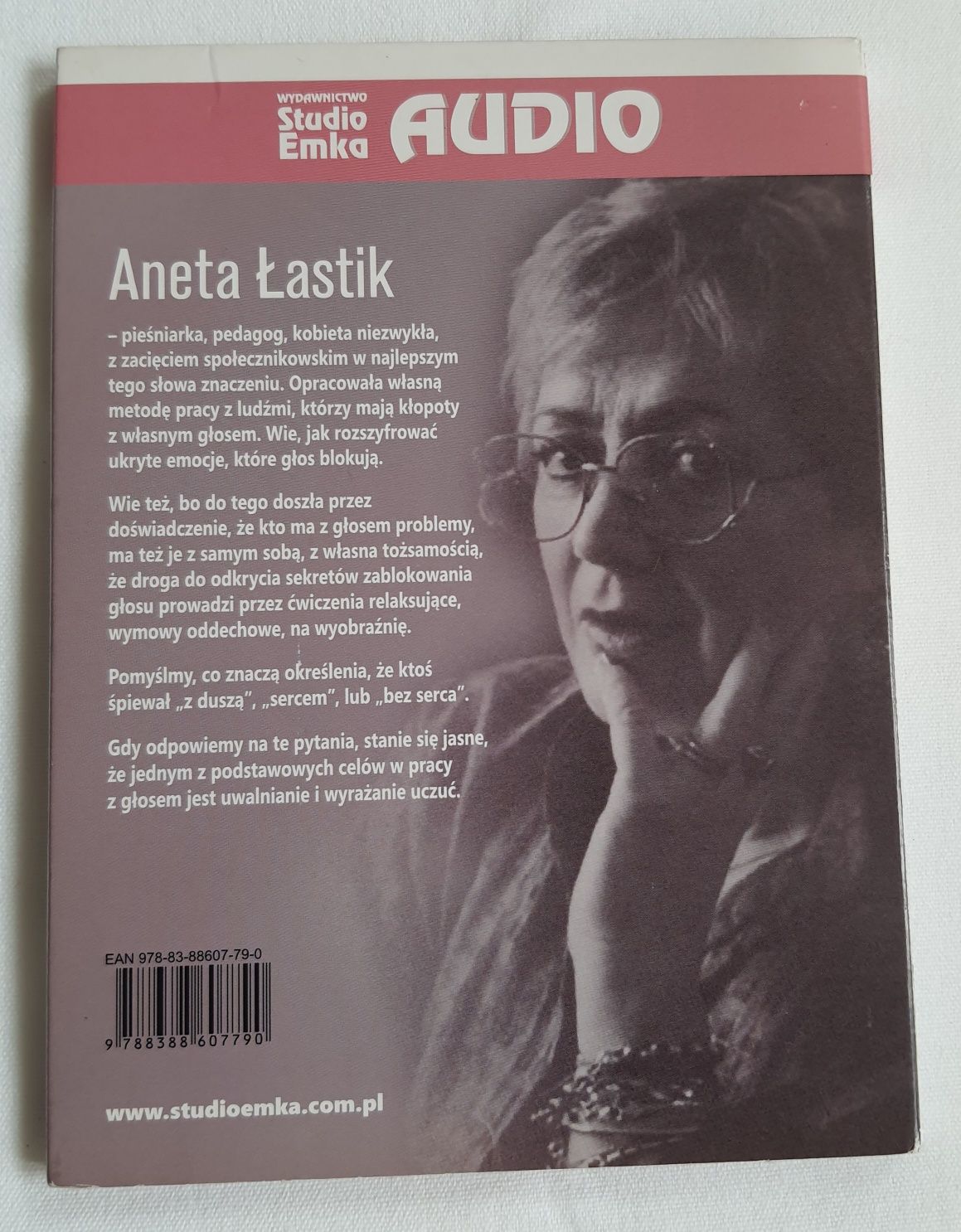 "Poznaj swój głos" Aneta Łastik, audiobook, płyta CD