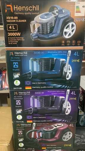 Потужний пилосос Henschll XN19-89 контейнерного типу  3000W 4 літри