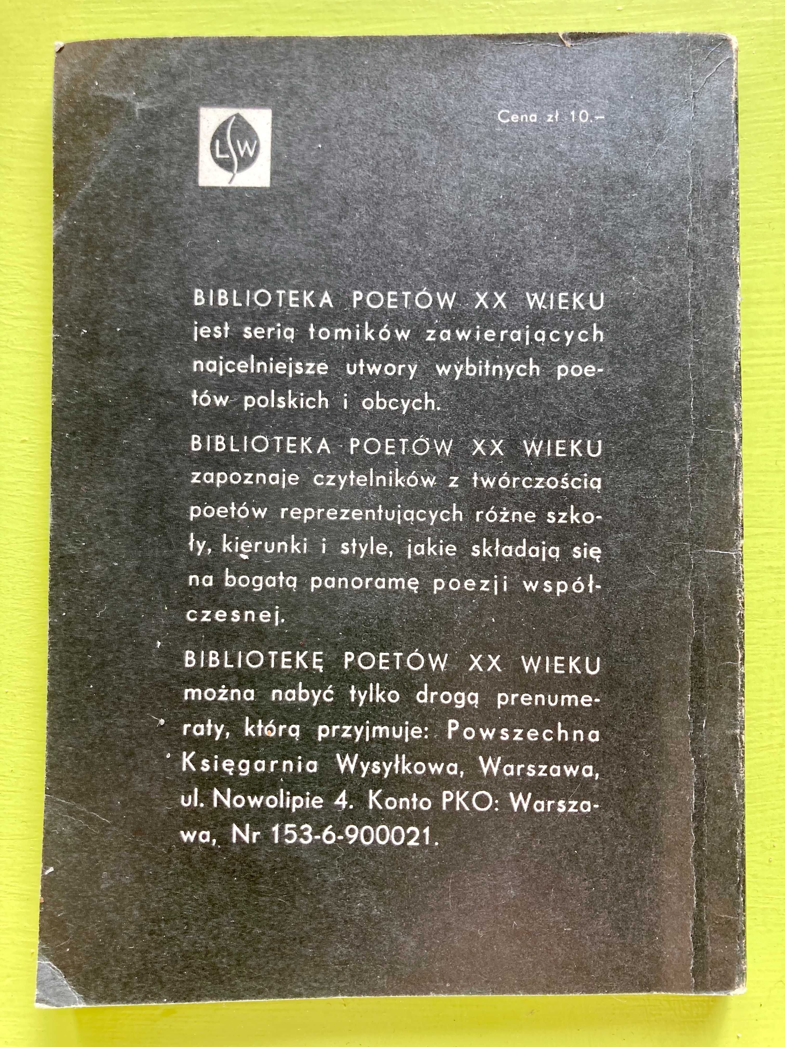 Czechowicz-Poezje wybrane