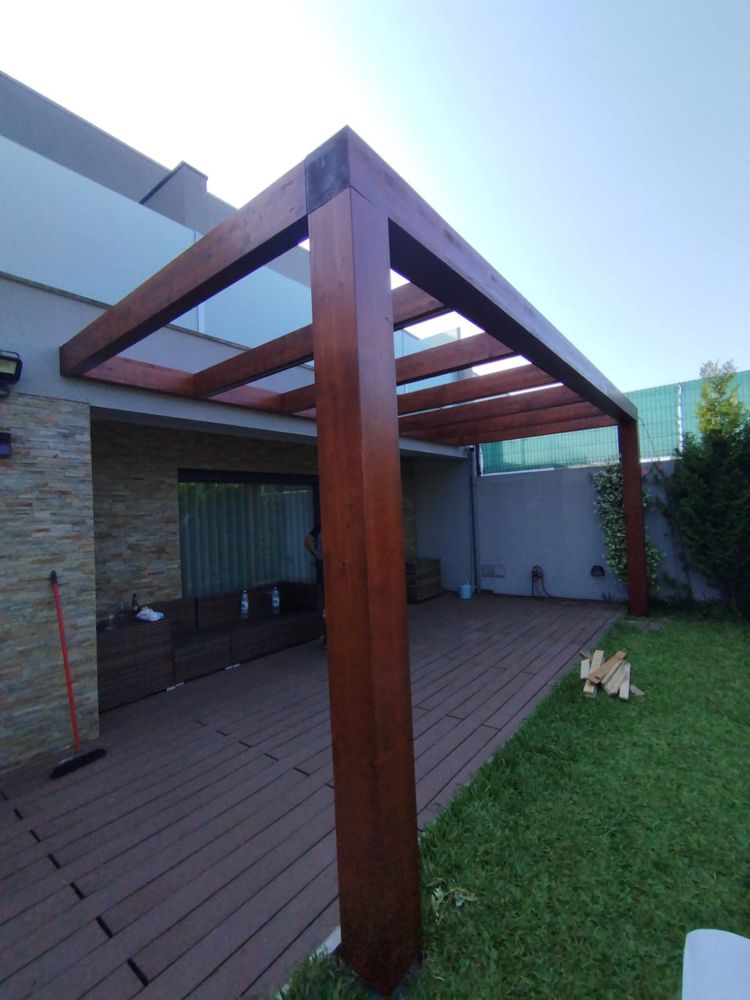Pergolas e trablhos em madeira maciça!
