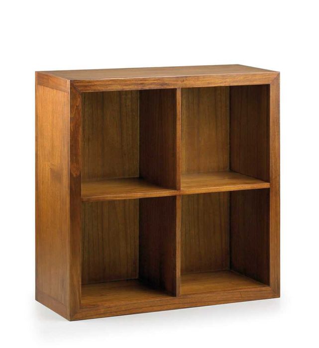 Regał drewniany Star Moycor 90×90×35 cm Westwing NOWY