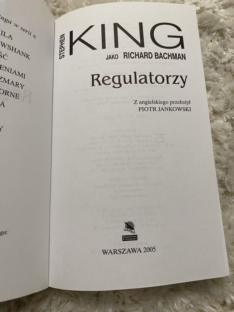 Stephen King - Regulatorzy