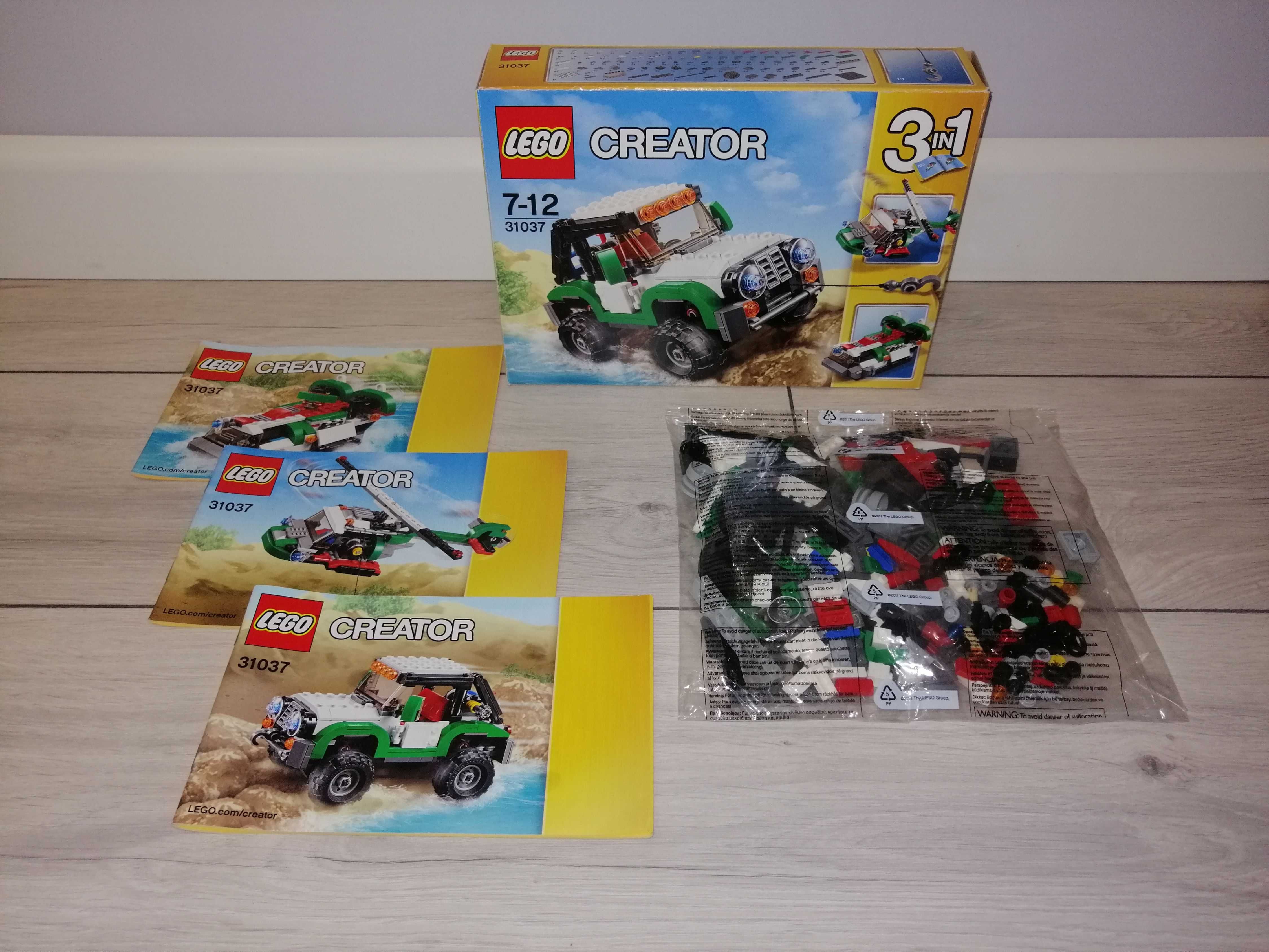 Lego Creator 31037 3w1 Przygodowe pojazdy