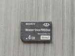 Sony memory stick pro Duo magic Gate Mark 2 karta pamięci 4GB