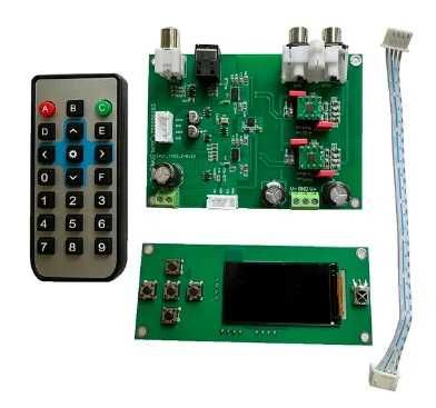 ЦАП|DAC Es9038 Q2M Spdif I2S оптика коаксіал DSD LCD екран +пульт